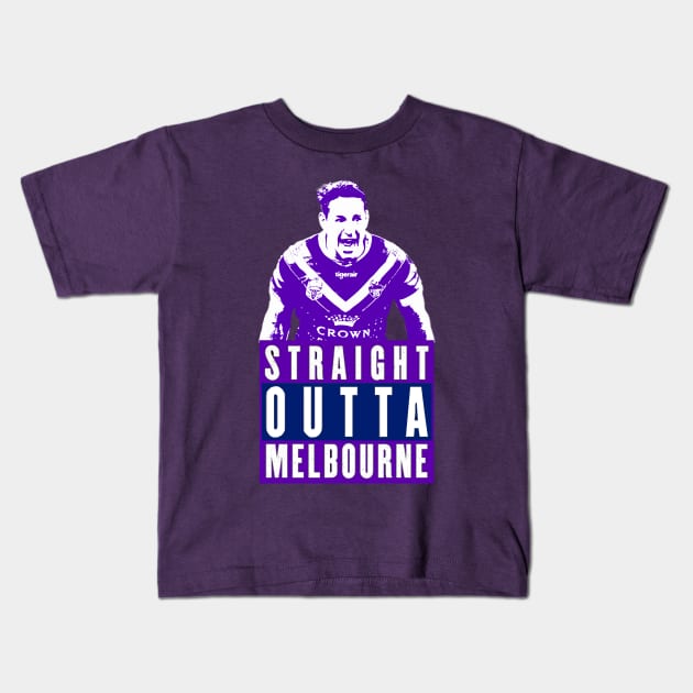 Melbourne Strom - Straight Outta Melbourne - BILLY SLATER Kids T-Shirt by OG Ballers